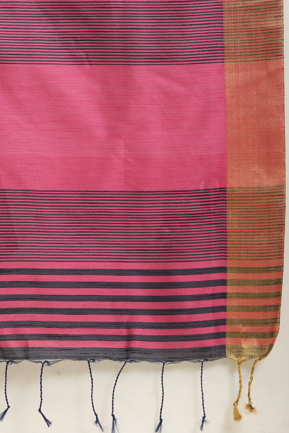 Navy Colour Silk  Woven Saree