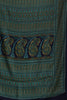 Navy Crepe Printed Saree