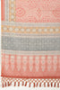 Rust Bandhani Printed Cotton Saree
