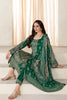 Green Colour Pashmina Woven Unstitched Suit Fabric