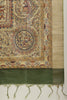 Green Color Cotton Silk Madhubani Print Saree