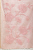 Pink Cotton Floral Resham Embroidered Saree