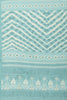 Firozi Color Chiffon Leheriya Printed Saree