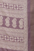 Purple Color Cotton Silk Boota Printed And Zari Woven Saree