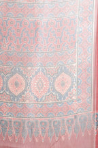 Maroon Chiffon Printed Saree