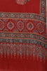 Maroon Crepe Printed Saree