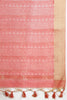 Beige Cotton Woven Saree
