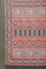 Black Ajrakh Block Printed Cotton Saree