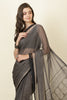Black Georgette Printed Saree