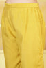 Mustard Silk Cut-Dana And Pearl Embroidered Suits