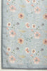 Grey Organza Floral Printed And Lace Work Saree