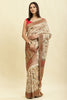 Tussar Color Silk Madhubani Woven Saree