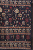 Navy Cotton Silk Printed Saree