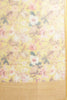 Mustard Floral Printed Chiffon Saree