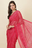 Rani Georgette Bandhani Printed Saree