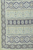 Navy Ajrakh Block Printed Cotton Saree