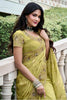 Pista Green Color Tissue Silk Embroidered Saree