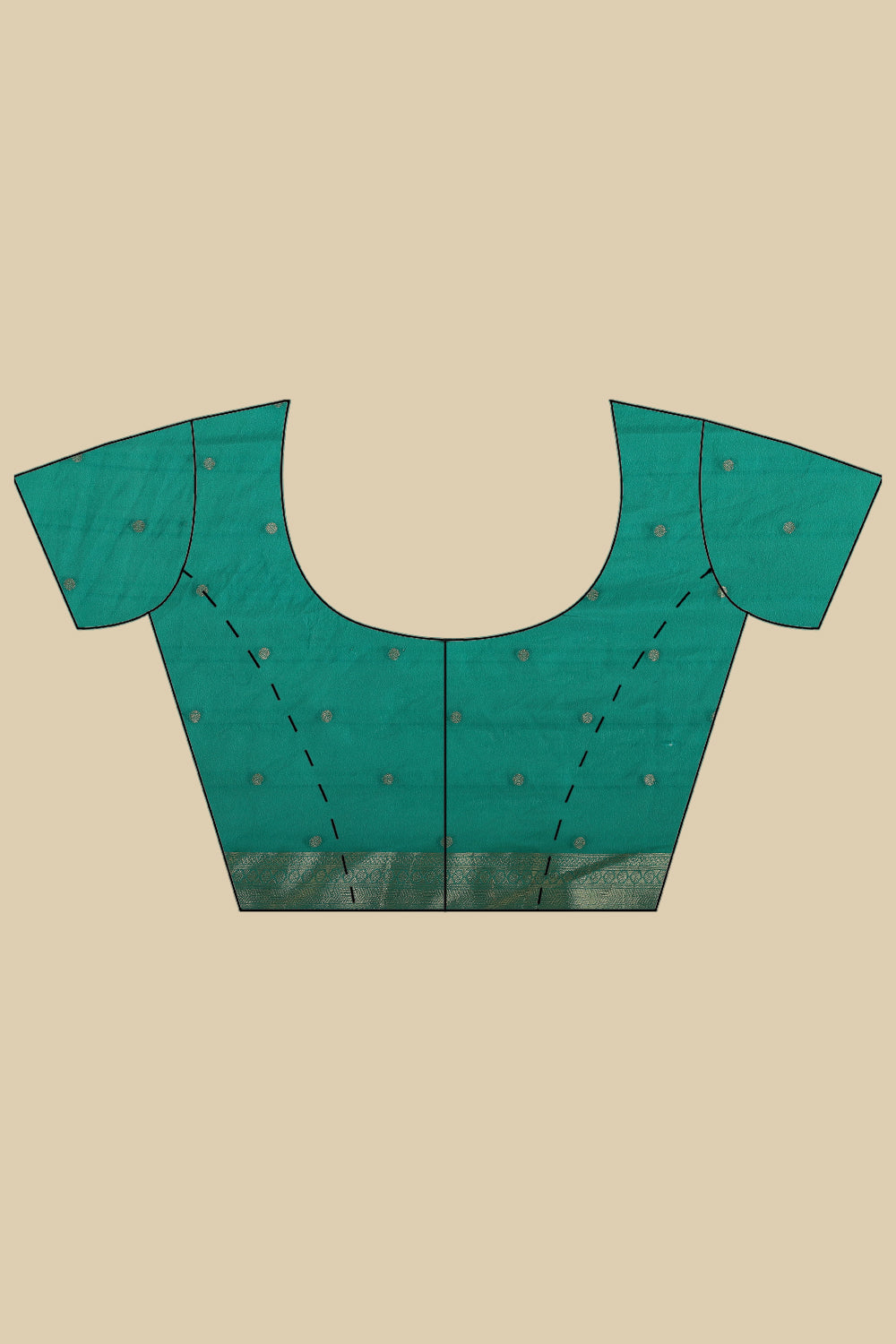 Teal Lightweight Banarasi Silk Weaving Saree