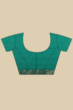 Teal Lightweight Banarasi Silk Weaving Saree
