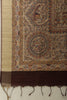 Wine Color Cotton Silk Madhubani Print Saree
