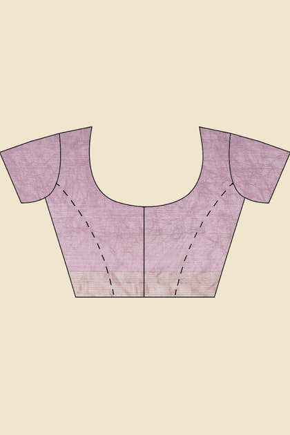 Dusky Purple Color Chiffon Leheriya Printed Saree