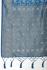 Flat Blue Colour Zari Woven South Silk Saree