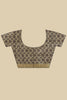 Navy Color Cotton Silk Madhubani Print Saree