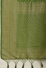 Green Lightweight Banarasi Silk Weaving Saree