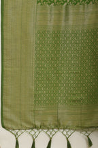 Green Lightweight Banarasi Silk Weaving Saree