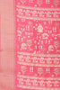 Raspberry Cotton Silk Printed Saree