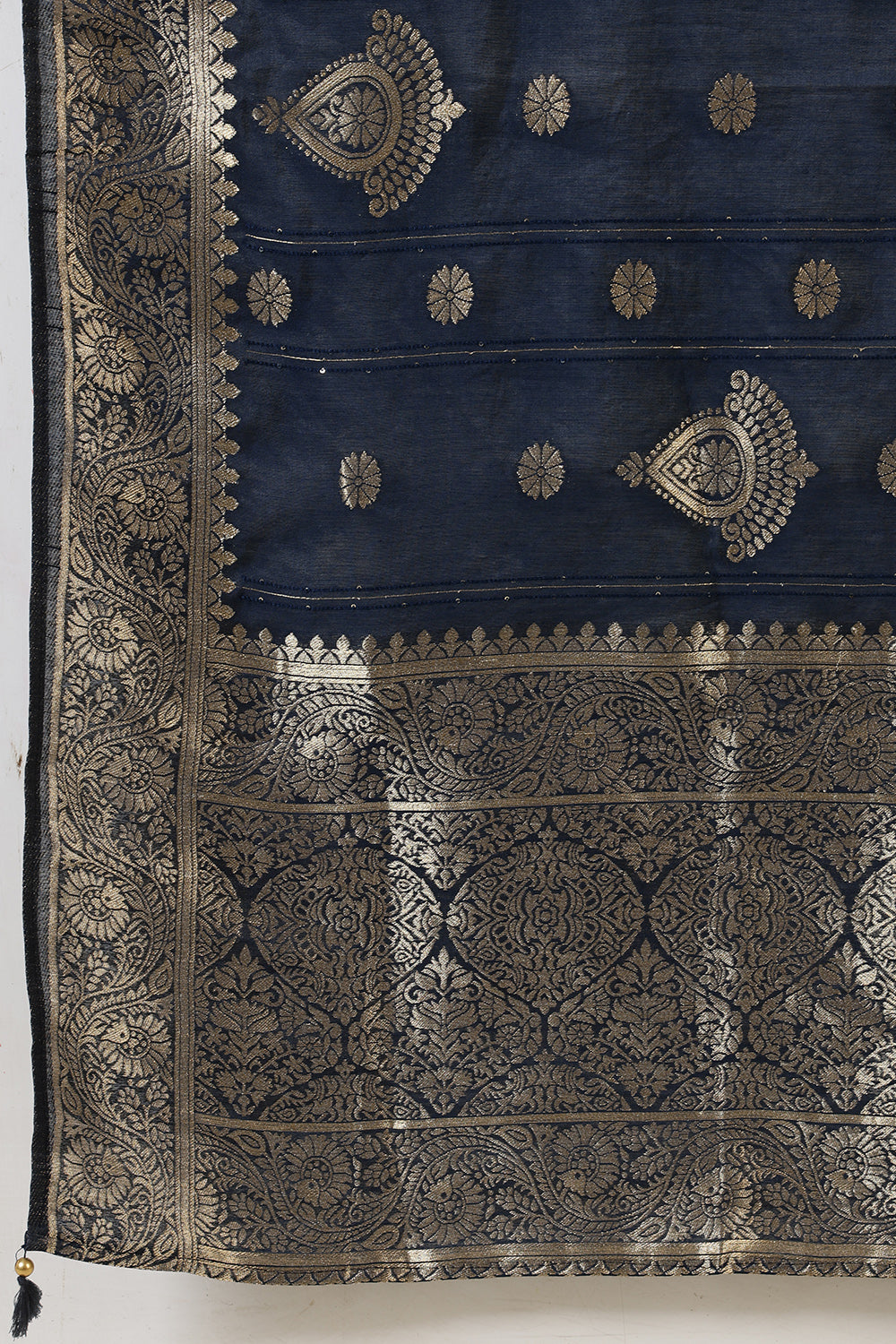 Wine Color Silk Suit Set With Neck Embroidered