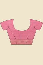 Magenta Pink Color Chiffon Bandhani Printed Saree