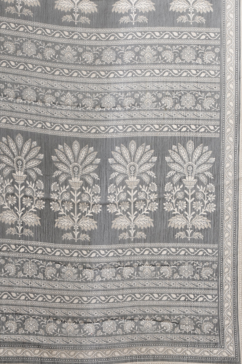 Black Georgette Printed Saree