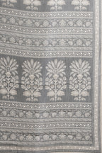 Black Georgette Printed Saree