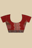Maroon Crepe Printed Saree