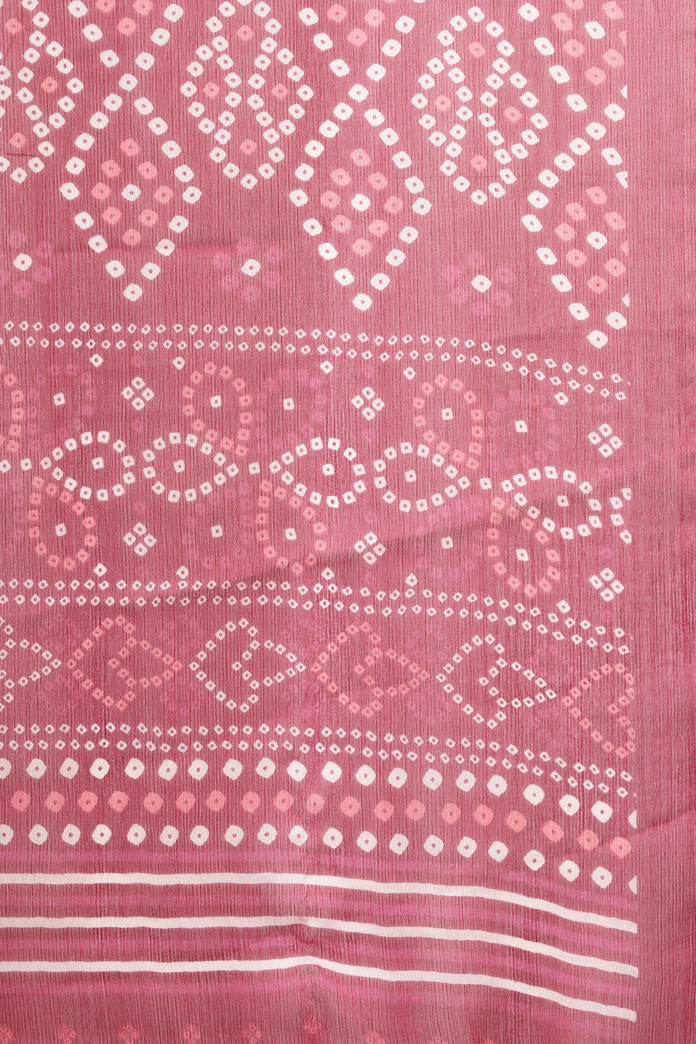 Wine Georgette Leheriya Printed Saree