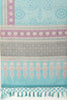 Teal Bandhani Printed Cotton Saree