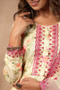 Lemon Yellow Colour Muslin Printed Suit