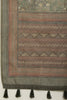 Sage Green Cotton Silk Printed Saree