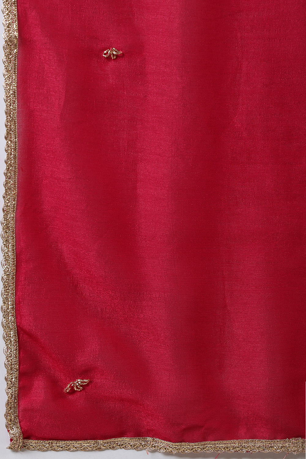 Rani Chinone Silk Neck-Embroidered Suit Set