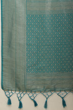 Eastern Blue Lightweight Banarasi Silk Weaving Saree