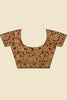 Maroon Kalamkari Printed Cotton Saree