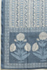 Blue Cotton Hacoba Style Printed Unstitched Suit Material