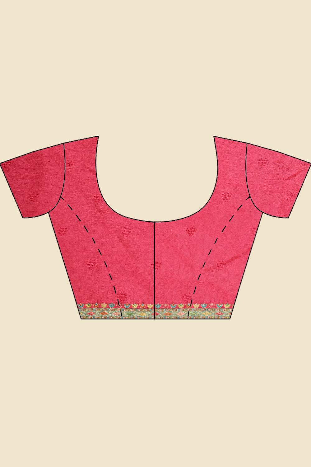 Mustard Silk Madhubani Woven Saree