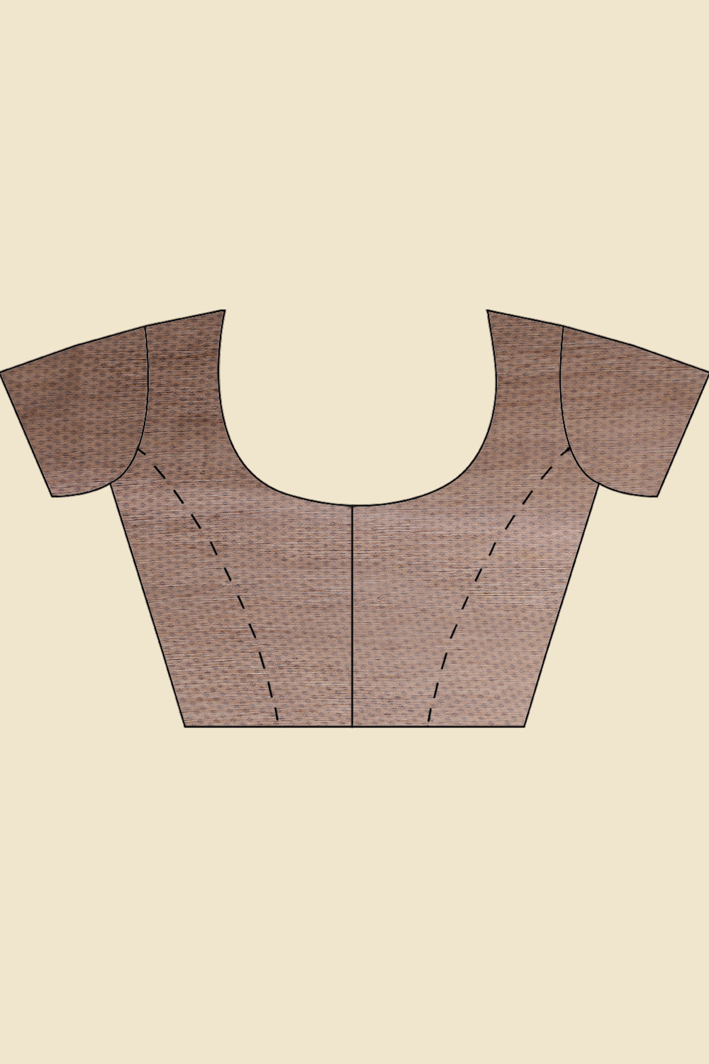 White & Brown Georgette Floral Printed Saree