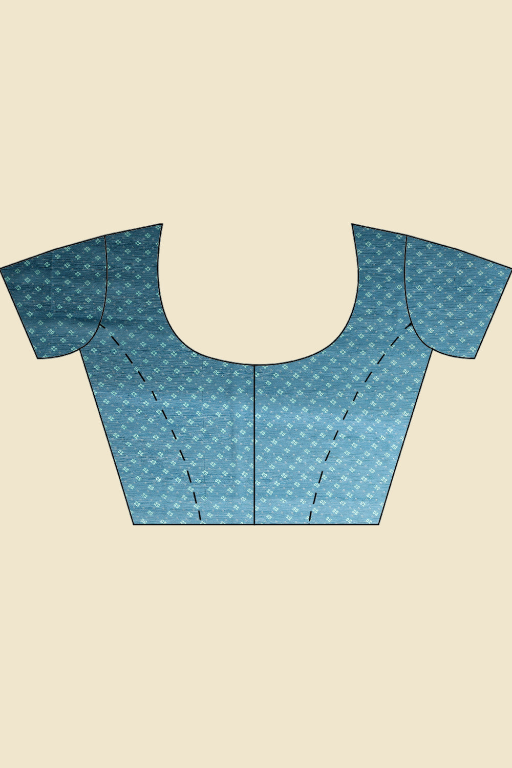 Teal Blue Georgette Bandhani Printed Saree