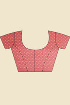 Red Georgette Bandhani Printed Saree