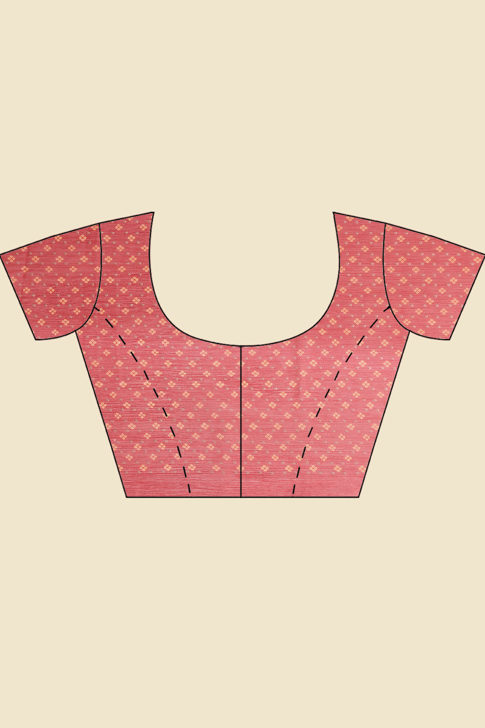 Red Georgette Bandhani Printed Saree