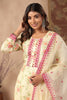 Lemon Yellow Colour Muslin Printed Suit