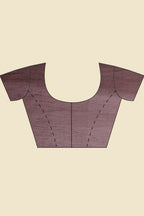 Wine Georgette Printed Saree